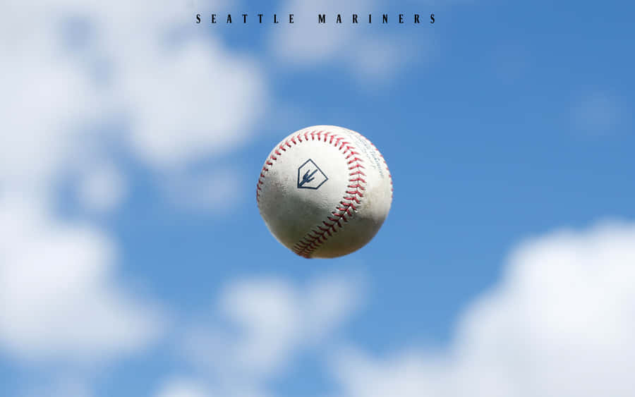 Ball Flying During Baseball Training Wallpaper
