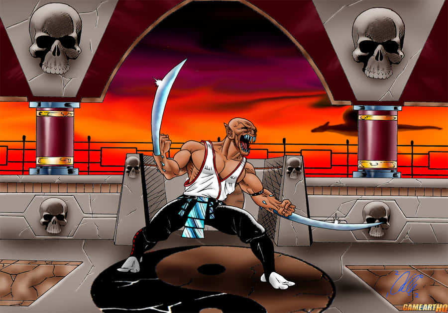 Baraka, The Tarkatan Warrior From Mortal Kombat Wallpaper