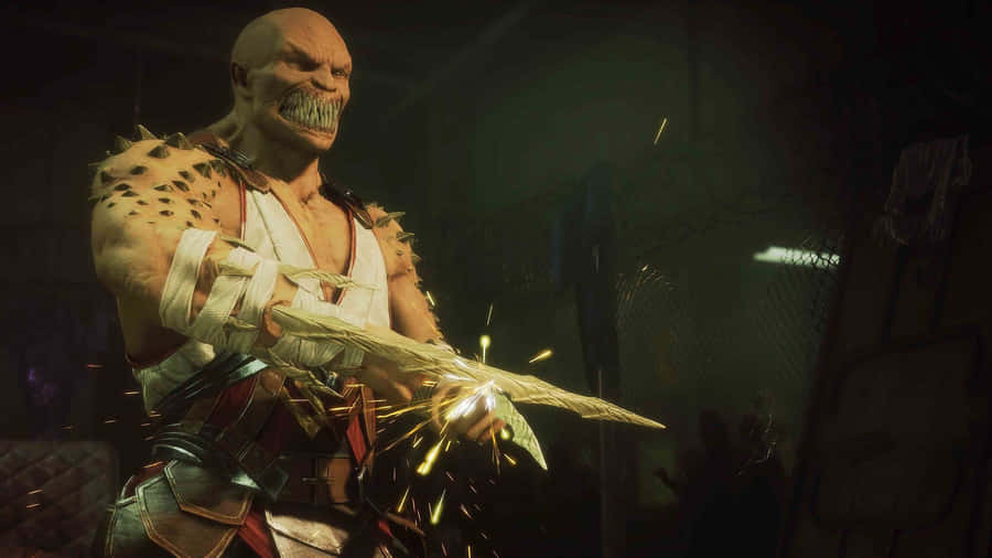 Baraka Unleashing Rage In Mortal Kombat Wallpaper