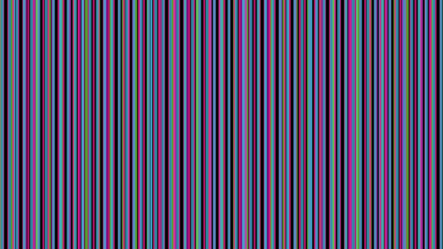Barcode-like Rainbow Stripes Design Wallpaper