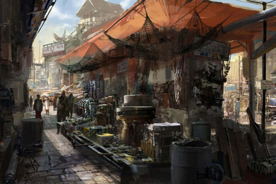 Bargaining And Bargains At The Black Market Wallpaper