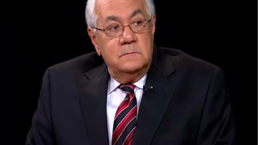 Barney Frank With A Stern Expression Wallpaper