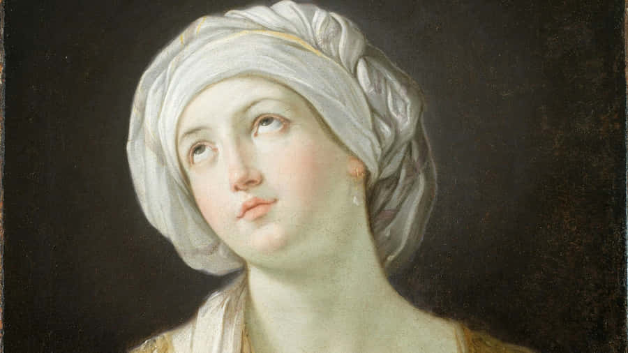 Baroque Portrait Of A Woman Wallpaper