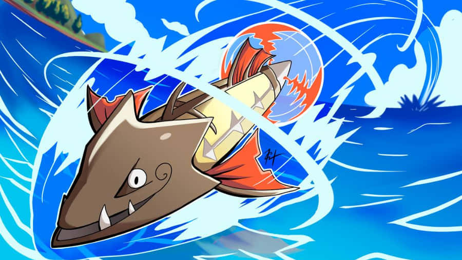 Barraskweda Jumping From Water Wallpaper