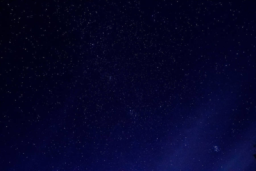 Basic Dark Blue Sky Stars Wallpaper