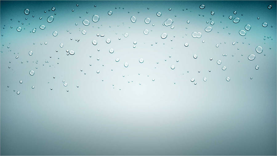 Basic Rain Blue-green Wallpaper