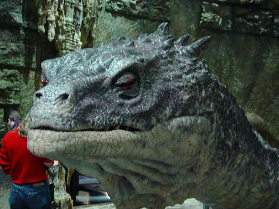 Basilisk Head Closeup Wallpaper