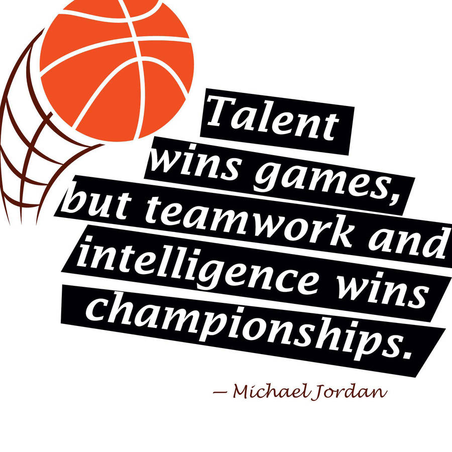 Basketball Motivation Teamwork Championships Wallpaper