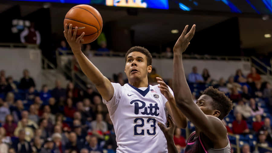 Basketball Player Free Throw Concentration Wallpaper