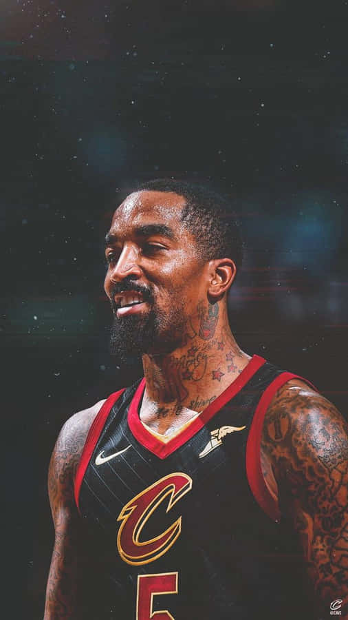 Basketball Player In Action Cleveland Cavaliers Wallpaper