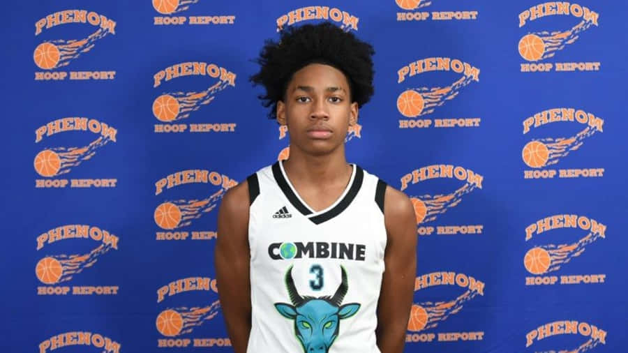 Basketball Player Portrait Combine Academy Wallpaper