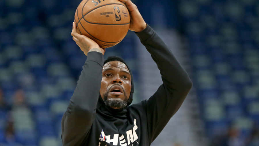 Basketball Player Shooting Practice Wallpaper