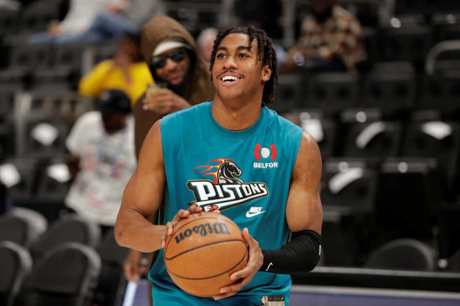 Basketball Player Warmup Session Wallpaper