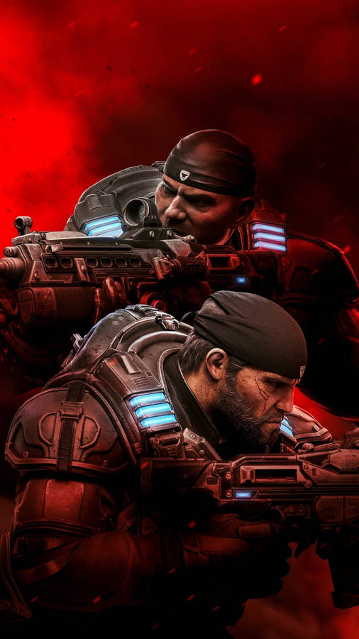 Batista And Fenix Gears 5 Phone Wallpaper