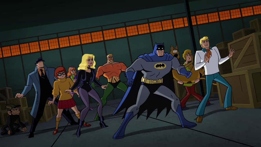 Batman And Blue Beetle Joining Forces In Batman: The Brave And The Bold. Wallpaper