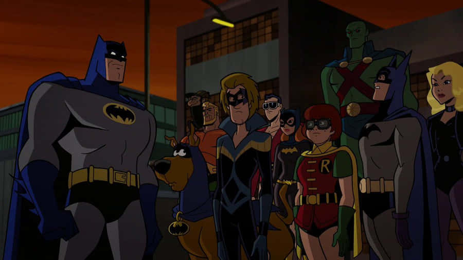 Batman And Blue Beetle Team Up In Batman: The Brave And The Bold Wallpaper