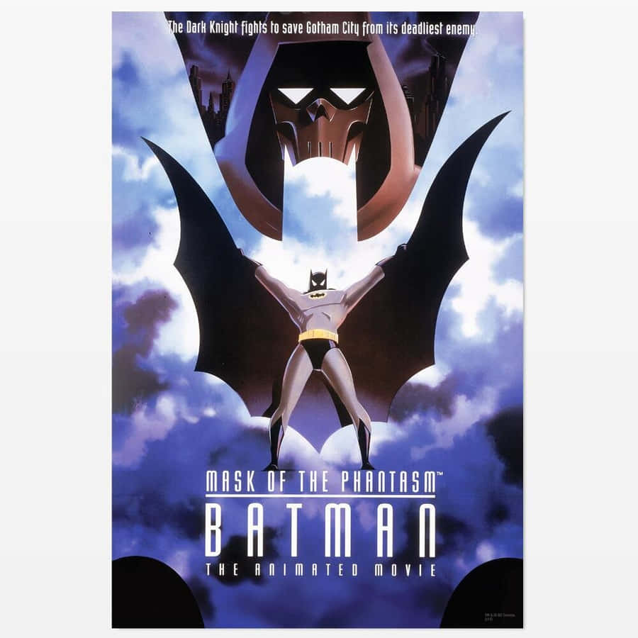 Batman And The Phantasm Face Off In The Epic Animated Film, Batman: Mask Of The Phantasm. Wallpaper