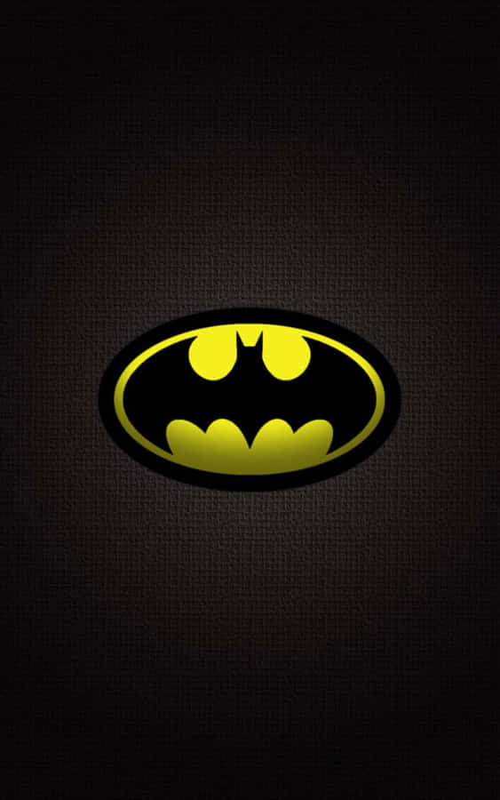 Batman Android Black And Yellow Logo Wallpaper