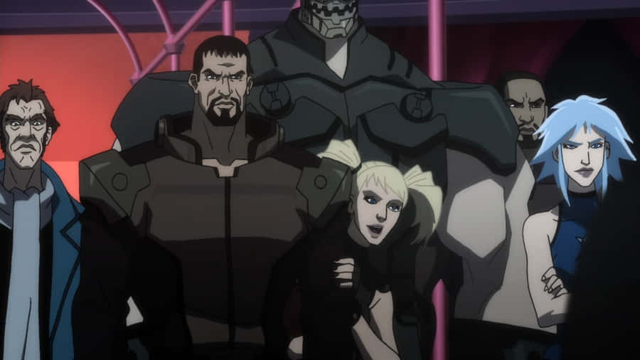 Batman: Assault On Arkham Movie Promo Poster Wallpaper