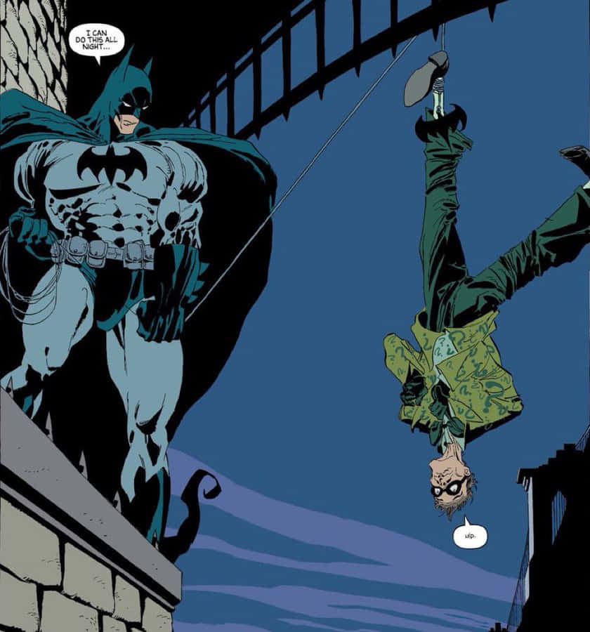 Batman Dark Victory Comic Scene Wallpaper