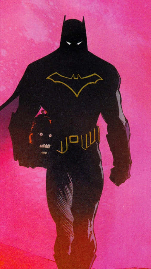 Batman_ Holding_ Jokers_ Head_ Last_ Knight_ On_ Earth Wallpaper