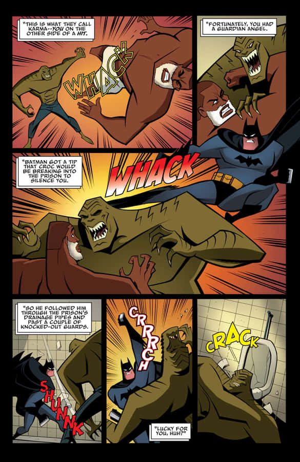 Batman In Action - Animated Adventures Wallpaper