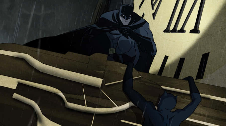 Batman In The Long Halloween - A Dark, Mysterious Night Wallpaper