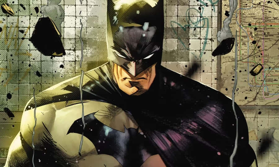 Batman Last Knight On Earth Comic Cover Wallpaper