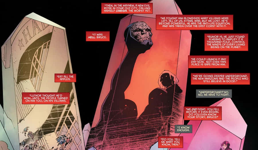 Batman_ Last_ Knight_ On_ Earth_ Comic_ Panel Wallpaper