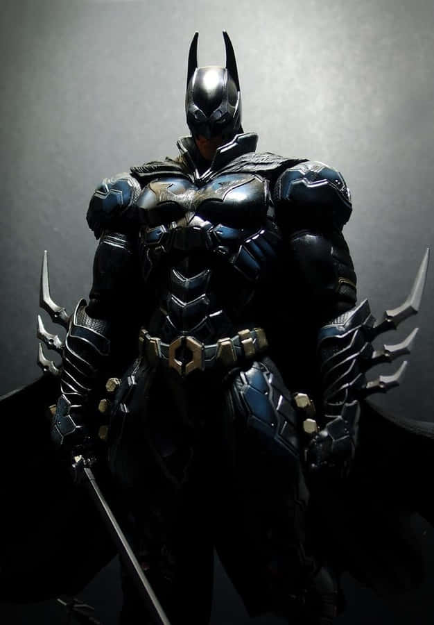 Batman Stands Victorious In The Epic Knightfall Saga Wallpaper