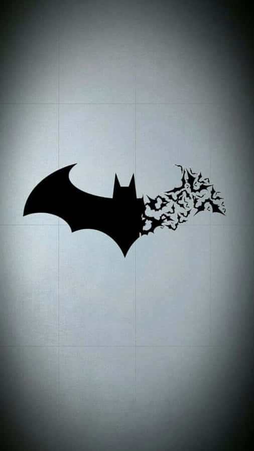 Batman_ Symbol_ Shattered_ Effect Wallpaper