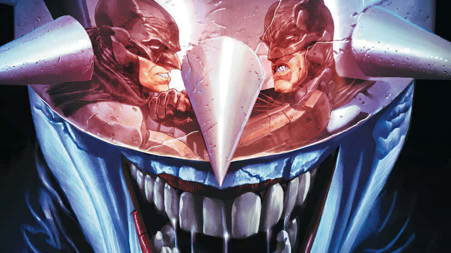 Batman Versus Batman Who Laughs Wallpaper