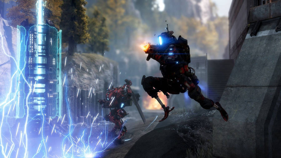 Battle Ready: Lock And Load With Titanfall 2 Wallpaper