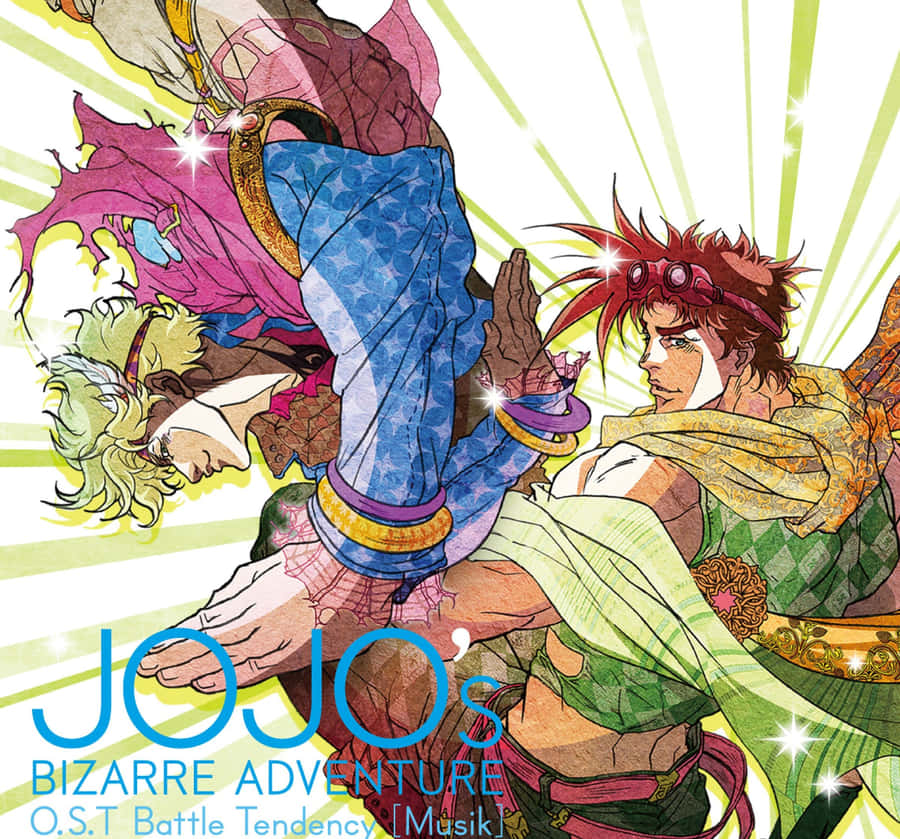 Battle Tendency - Heroes And Villains Face Off Wallpaper