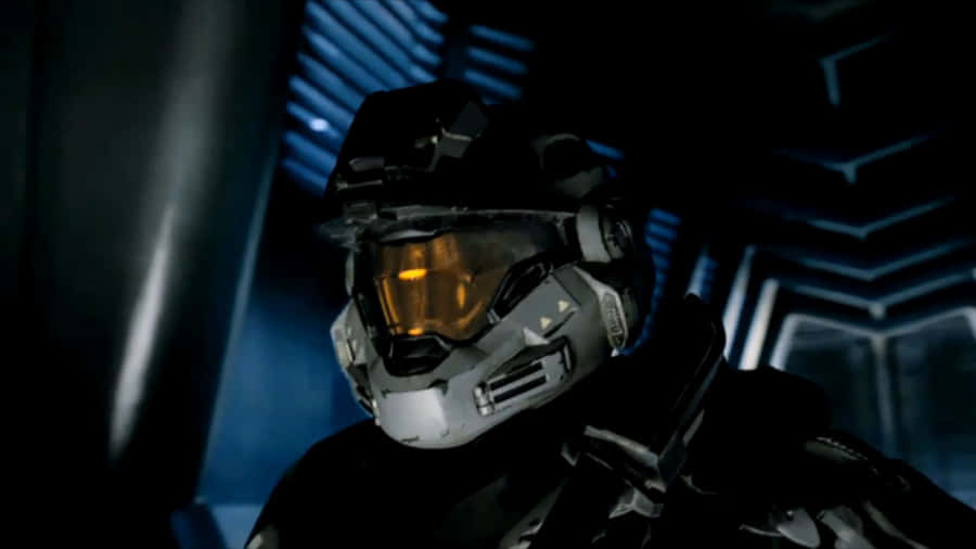 Battle-worn Noble Six In Action Wallpaper