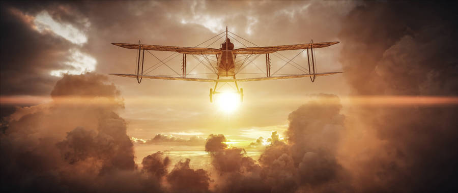 Battlefield 1 Hd Fighter Plane In Action Wallpaper