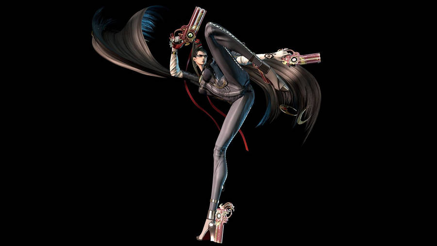 Bayonetta Fighting Stance Wallpaper