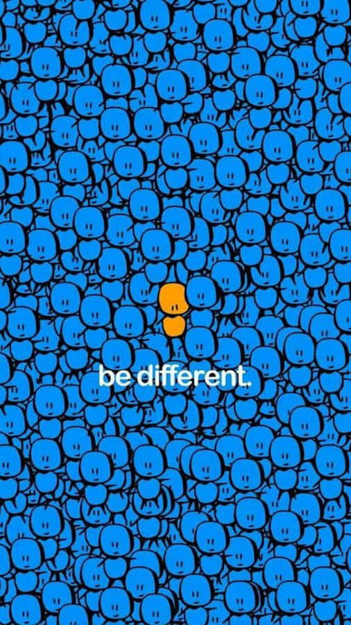 Be Different Ad By Person Wallpaper