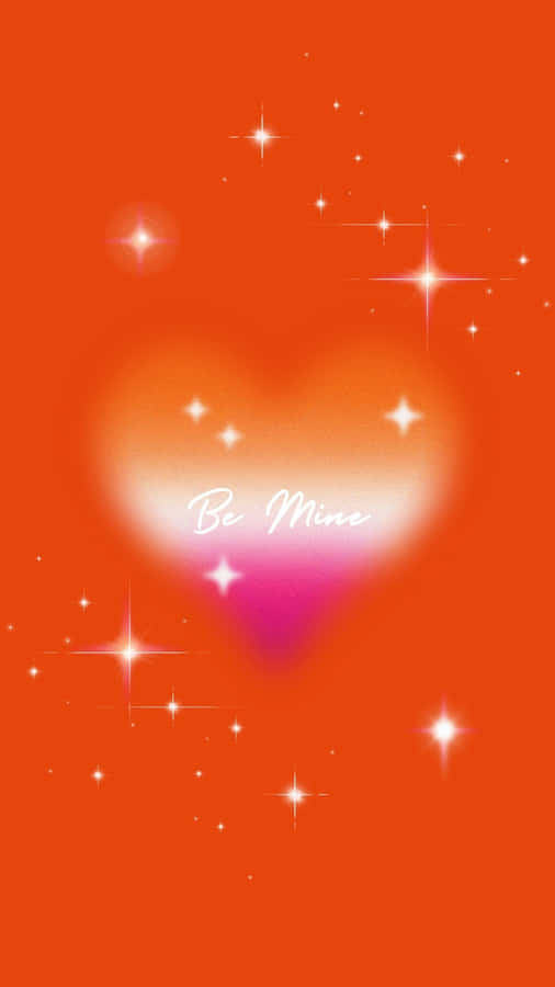 Be Mine Heart Aura Valentine Wallpaper