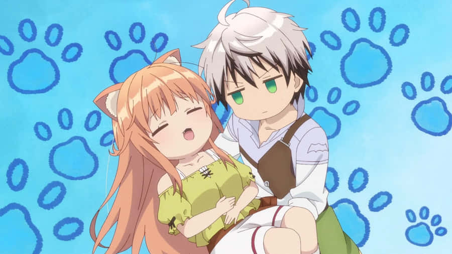 Beast Tamer Riding A Mythical Creature In A Fantasy World Wallpaper