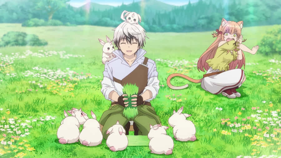 Beast Tamer Unleashing His Powers In Mystical World Wallpaper