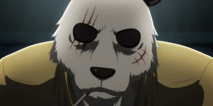 Beastars Gohin Panda Character Wallpaper