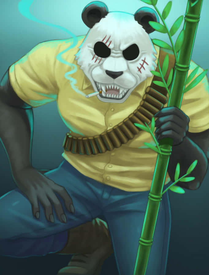 Beastars Gohin With Bamboo Wallpaper