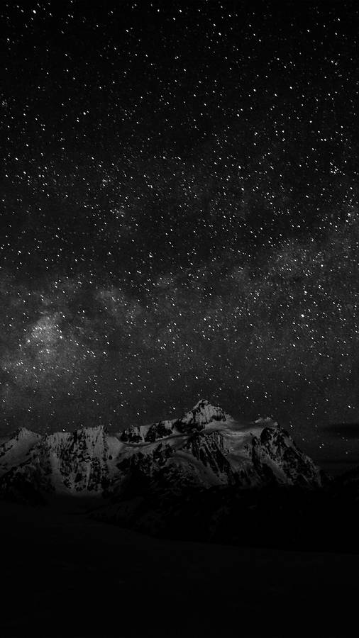 Beatiful Starry Night View Over Android Wallpaper
