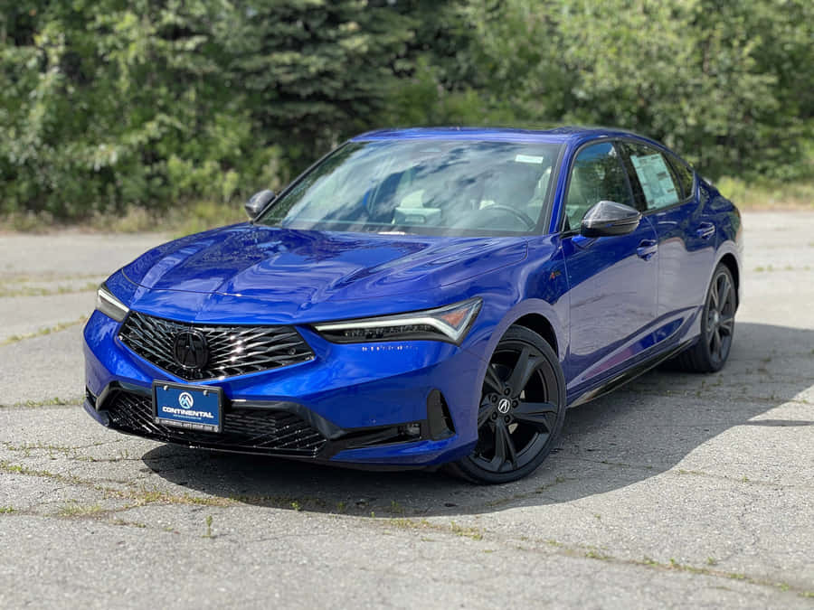 Beautiful Acura Integra In Action Wallpaper