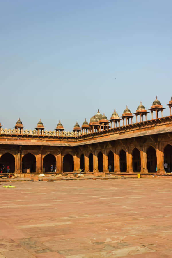 Beautiful Design Of Fatehpur Sikri Wallpaper