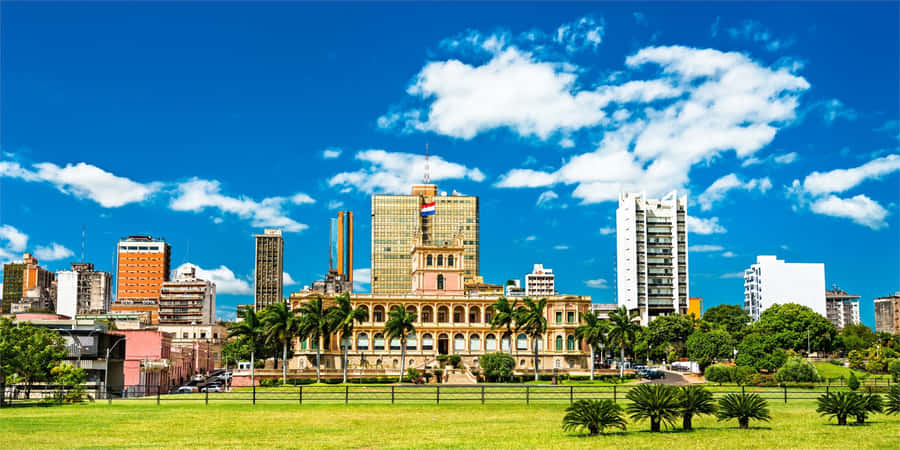 Beautiful Panorama In Asuncion Wallpaper