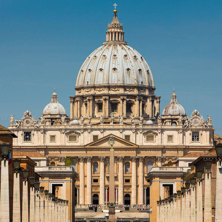 Beautiful St. Peter's Basilica Vatican Wallpaper