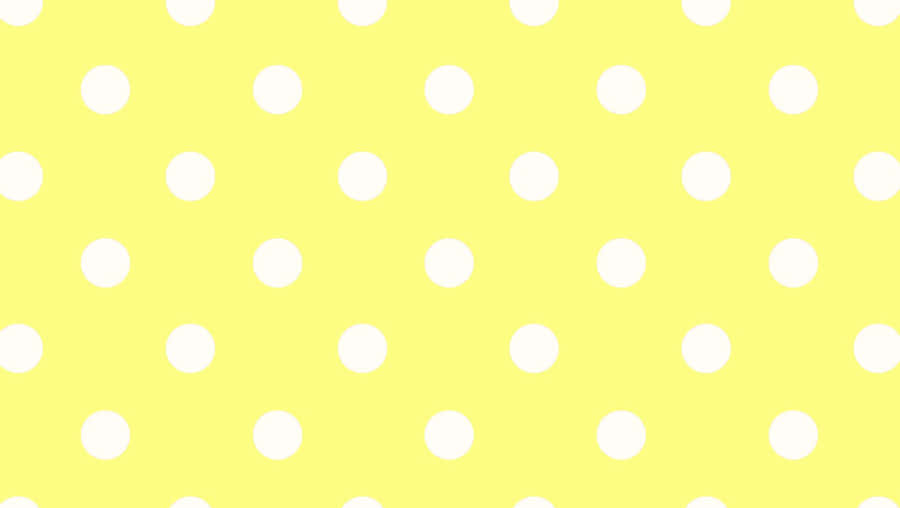 Beautiful Yellow Polka Dot Wallpaper Wallpaper