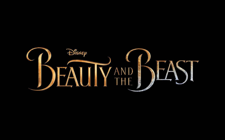 Beauty And The Beast Logo Wallpaper